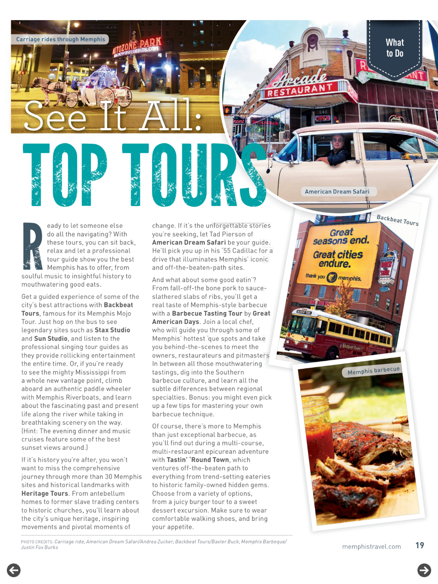 Memphis Map & Tourist Guide