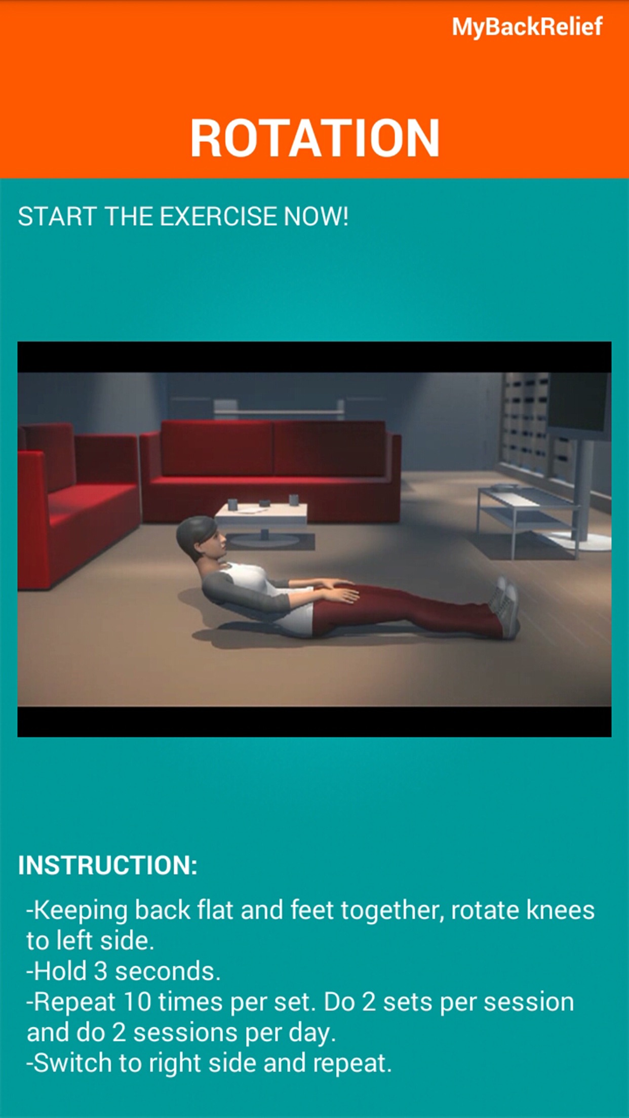 Screenshot 3 of MyBackRelief