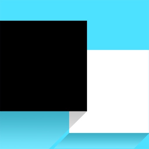 Left Black Right White－Don't tap white tile for left and right brain training Icon