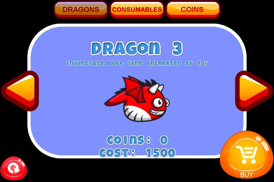 Flappy Clumsy Dragon screenshot 2