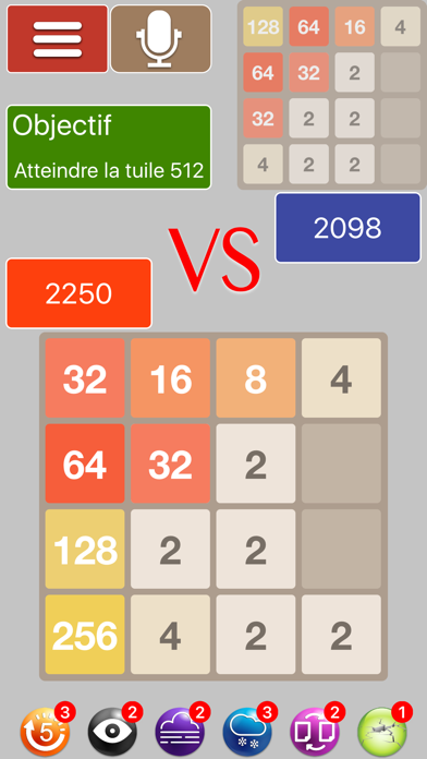 Screenshot #1 pour 2048 Showdown