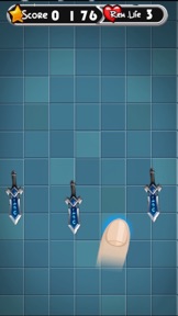 Cut Finger Splash - Watch out your hand: Quickly move your finger avoid harm screenshot