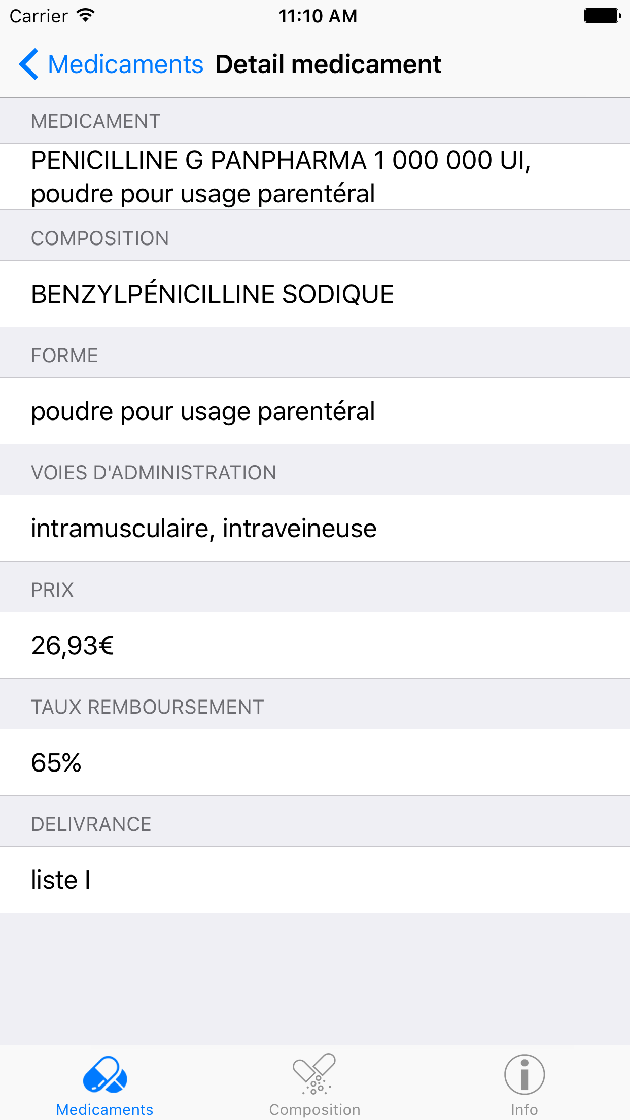 Les Medicaments