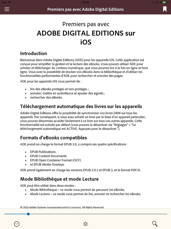 Screenshot #5 pour Adobe Digital Editions