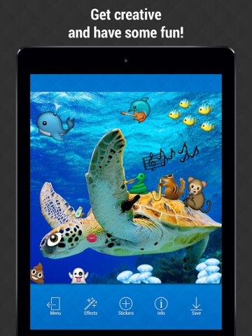 Emoji Picture Editor - Add Emojis to your Photos iPad screenshot 4 - Entertainment app