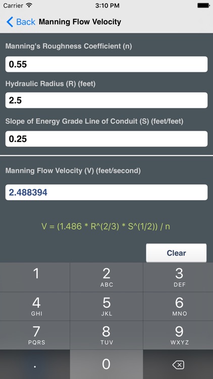 Hydraulics and Waterworks Calc.