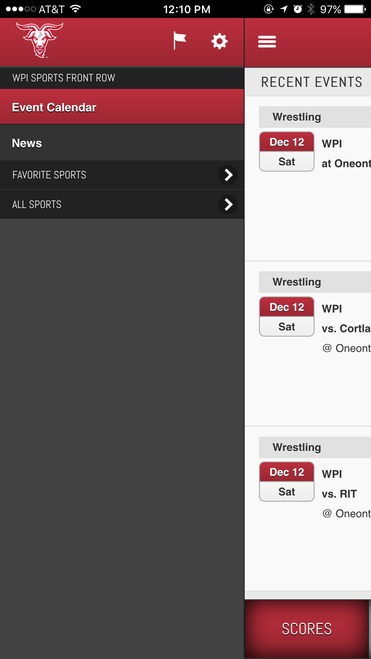 WPI Sports Front Row screenshot 4