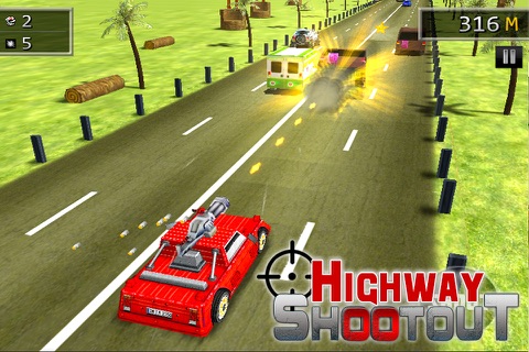 Highway Car Shooting Rider - náhled