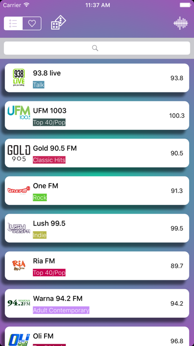 Screenshot 1 of Singapore Radio - Tune in to Singapore App