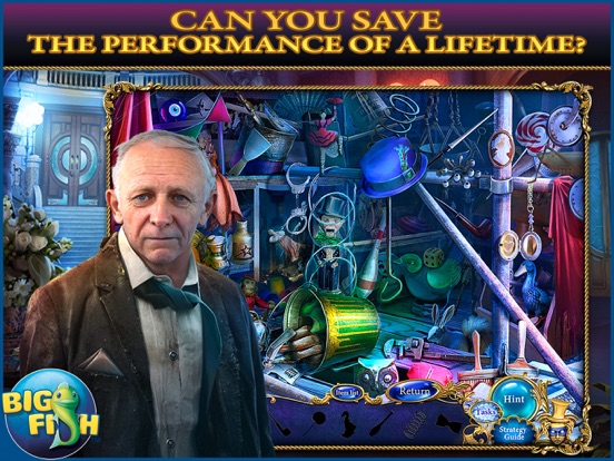 Dangerous Games: Illusionist HD - A Magical Hidden Object Mystery iPad app afbeelding 2