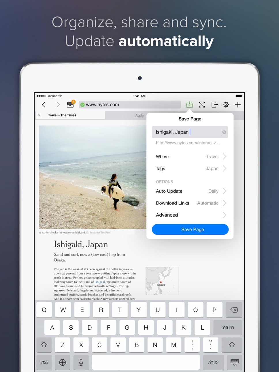 iPad screenshot