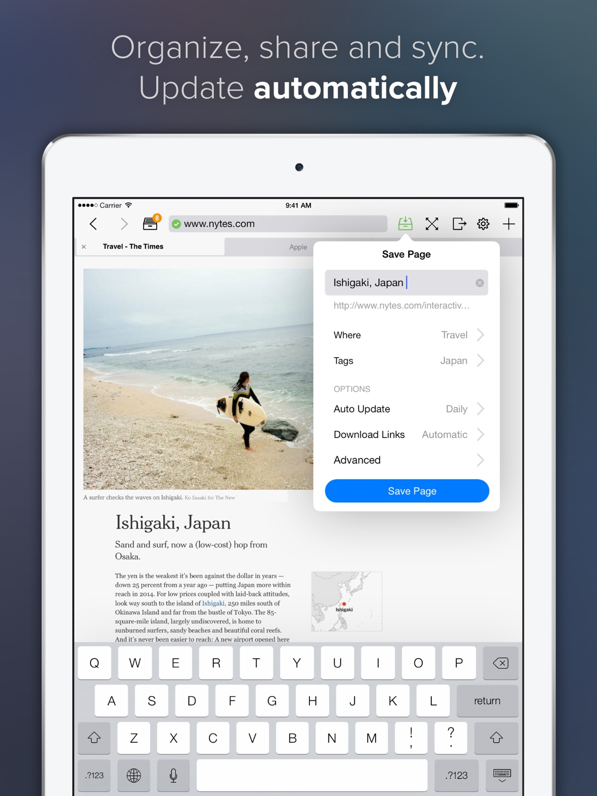 Offline Pages Pro ipad screenshot 2