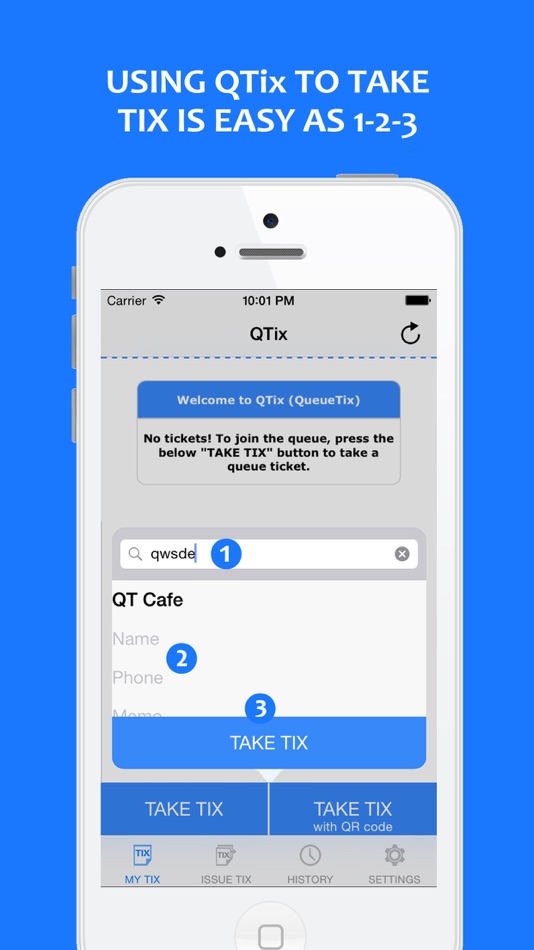 #3. QTix (QueueTix) (iOS) Podle: Dong Kim