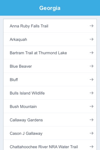 Georgia Recreation Trails screenshot 2