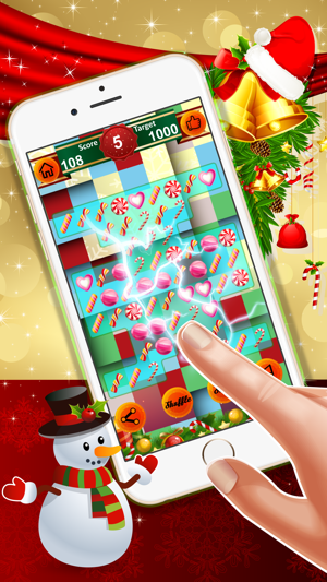 Tangled Candy : - A match 3 puzzles for Christmas season(圖2)-速報App