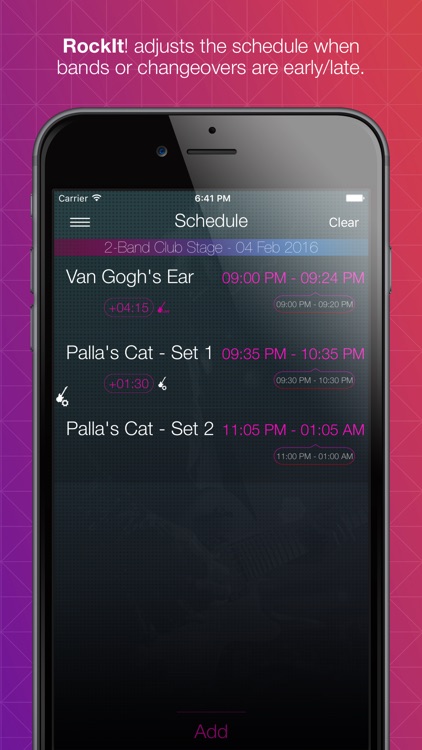 RockIt! - Live Event Schedule & Time Management screenshot-4