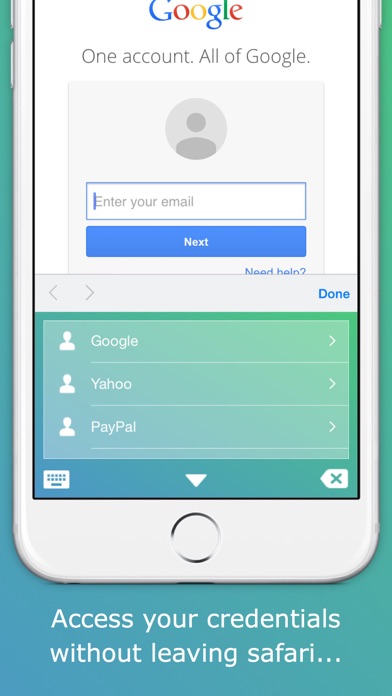 Passboard - Logins and Passwords Credentials Keyboardのおすすめ画像2