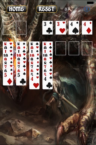 A All Dragon Solitaire Card Game screenshot 3