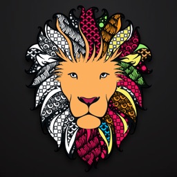 Animal Art Zen Designs - Relaxing Anxiety Reliever Coloring Book For Adults