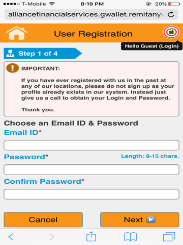 Screenshot #5 pour Alliance Money Transfer