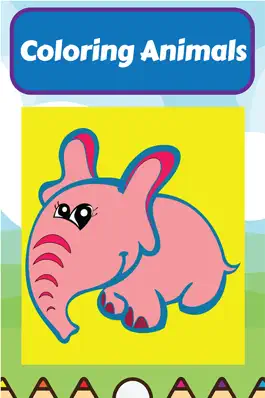 Game screenshot Coloring My Cute Zoo Animals for Preschool boy and girl apk