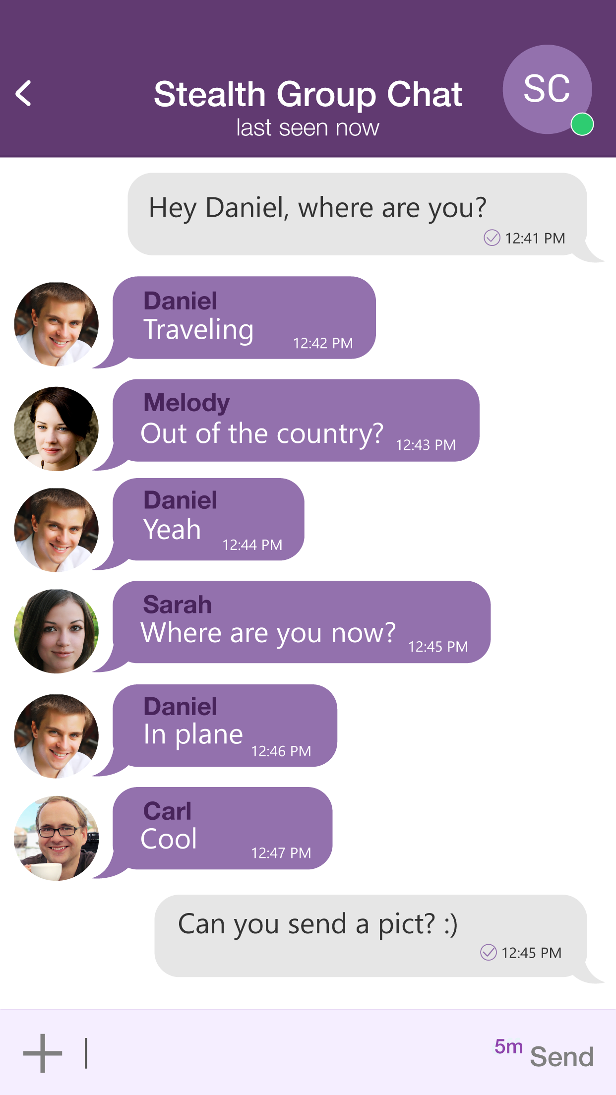 StealthChat: Encrypted Chats screenshot 4