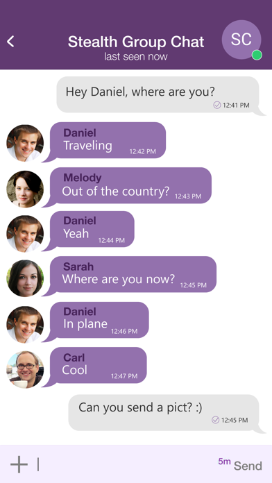 StealthChat: Encrypted Chats screenshot