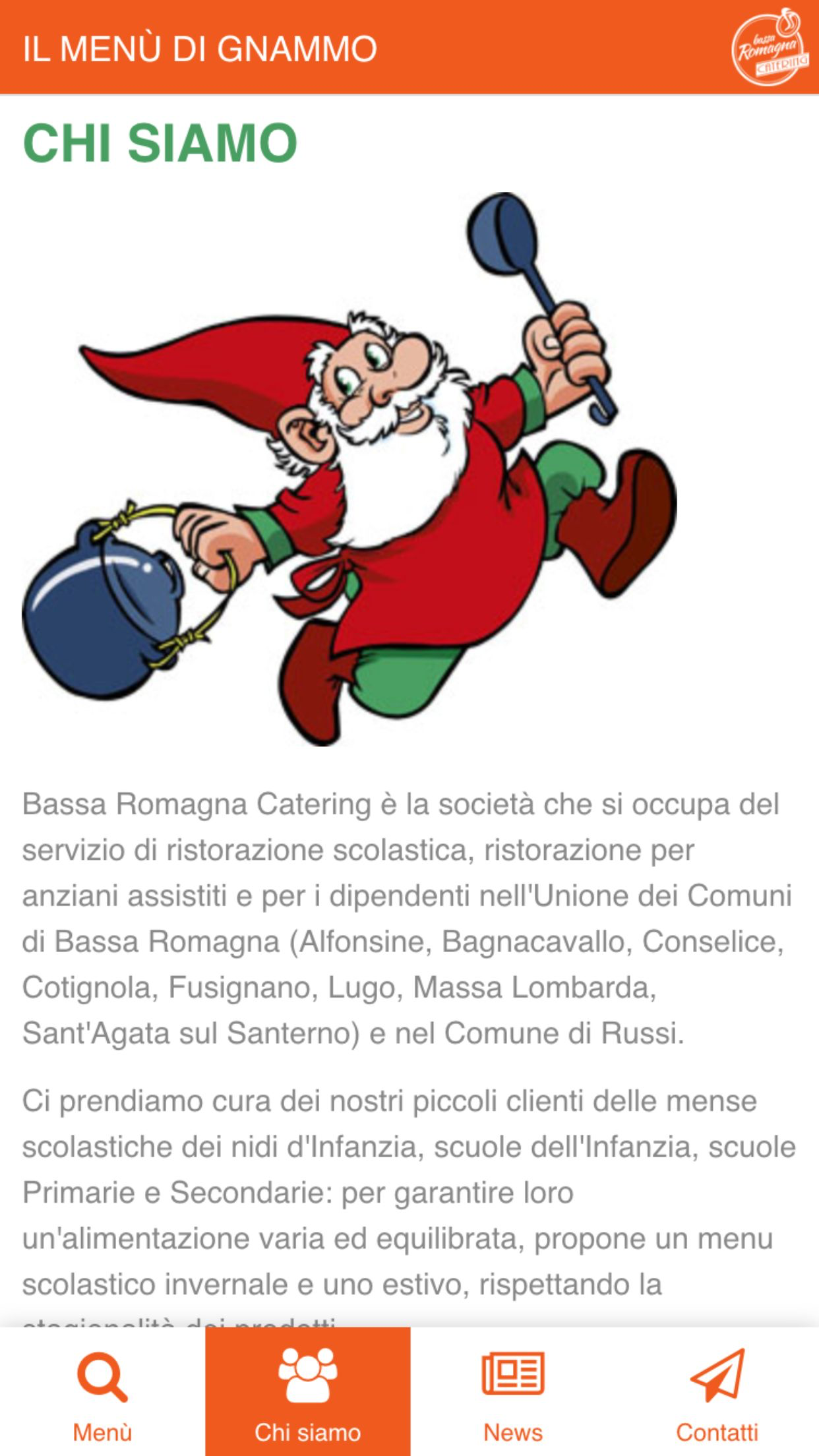 Bassa Romagna Catering Menu screenshot 2