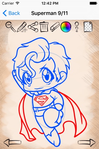 Draw And Play For Chibi Superheroes screenshot 3