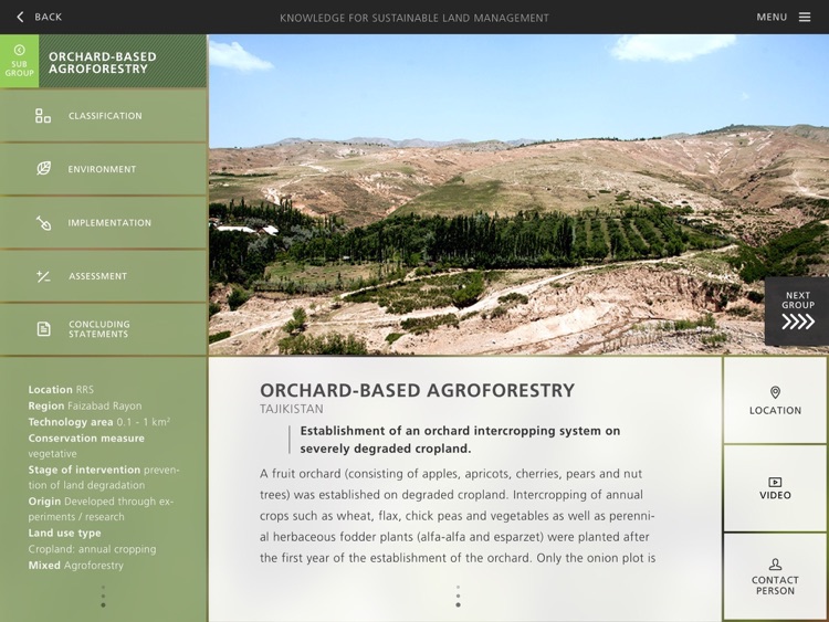 WOCAT Knowledge for Sustainable Land Management