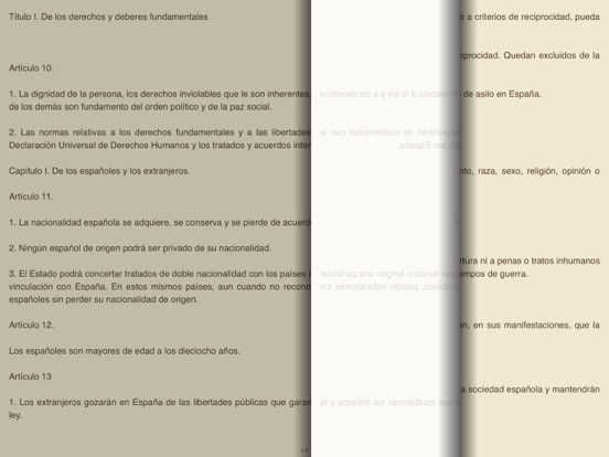 Screenshot #5 pour La Constitución Española en AudioEbook
