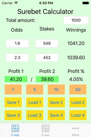 Surebet Calculator Proのおすすめ画像1
