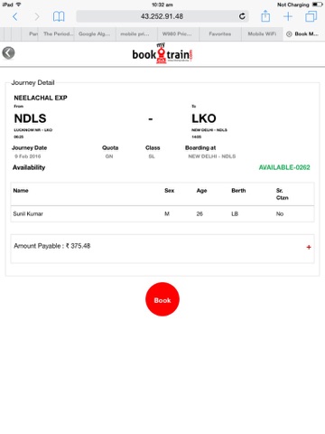 Screenshot #4 pour BookMyTrain