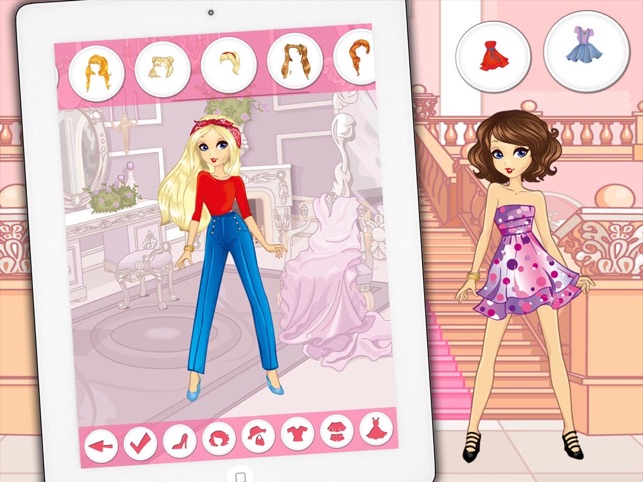 Vestir bonecas e design moda - Jogos para meninas na App Store