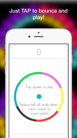 Game screenshot Dot Bounce In Circle- Free Endless Color Game Mode apk