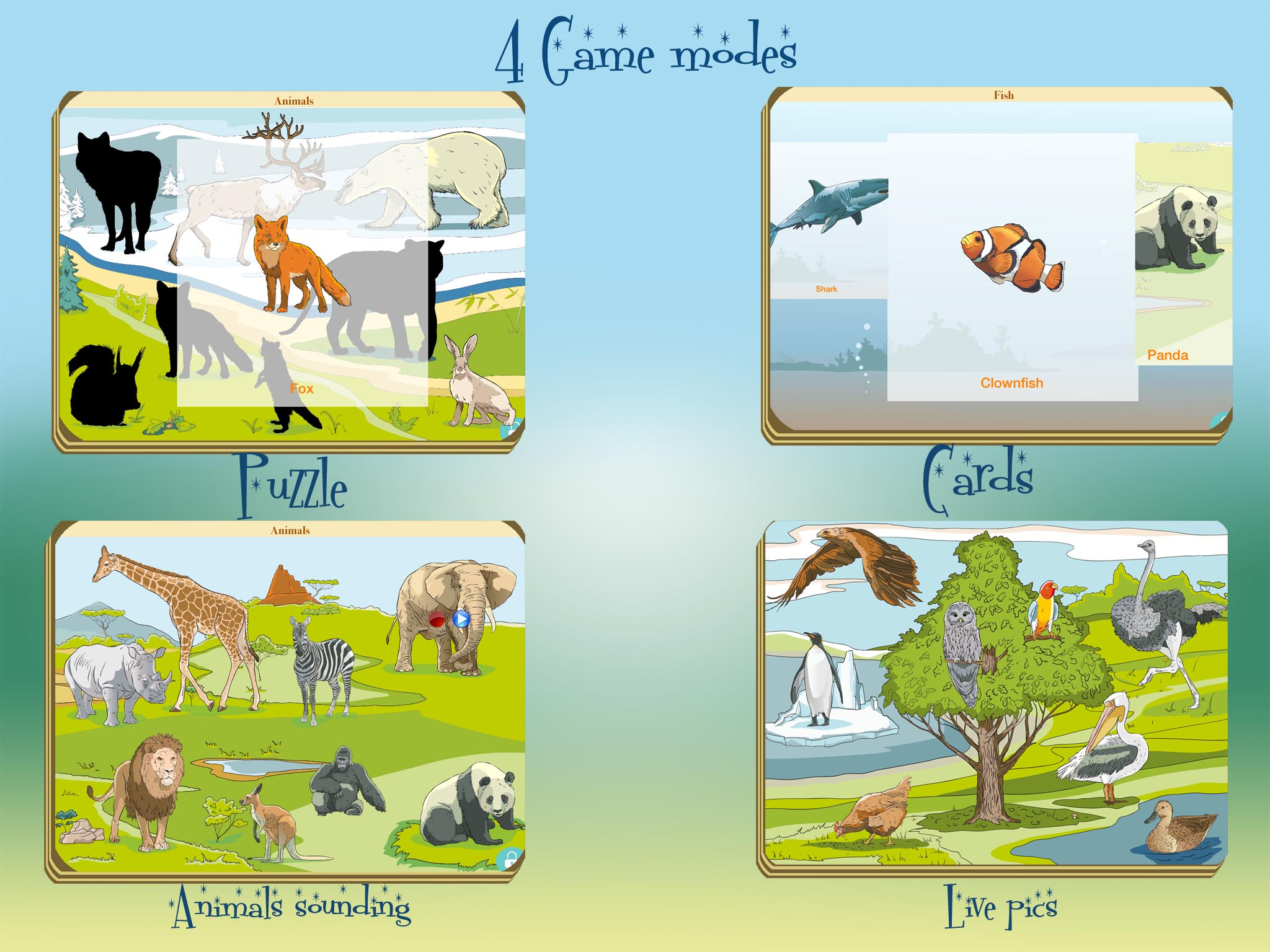 Wunderkind - world of animals game for youngster and cissy