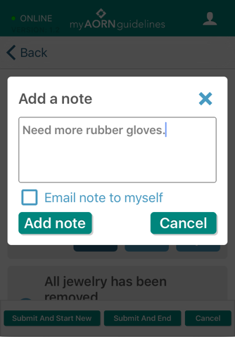 My AORN Guidelines screenshot 4