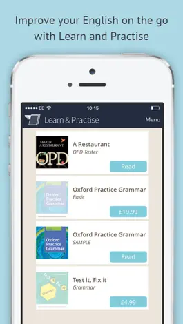 Game screenshot Learn and Practise: English to Go from Oxford mod apk
