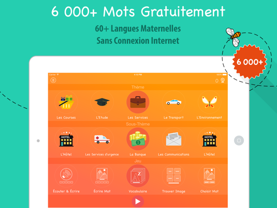 Screenshot #4 pour 6000 Mots - Apprendre le Portugais brésilien