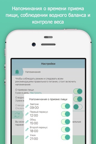 Система питания Дарьи Бакулиной screenshot 3