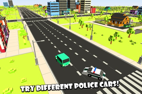 Pixel Smashy Race 3D: Cop Chase Full screenshot 3