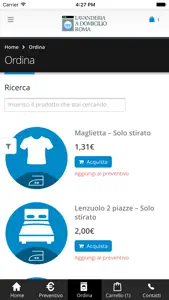 Lavanderia a domicilio Roma screenshot #3 for iPhone