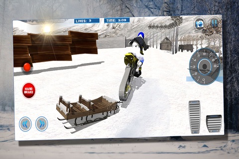 Snow Bike Cargo Transport Xtreme Racing screenshot 3