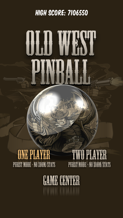 Screenshot from Old West Pinball