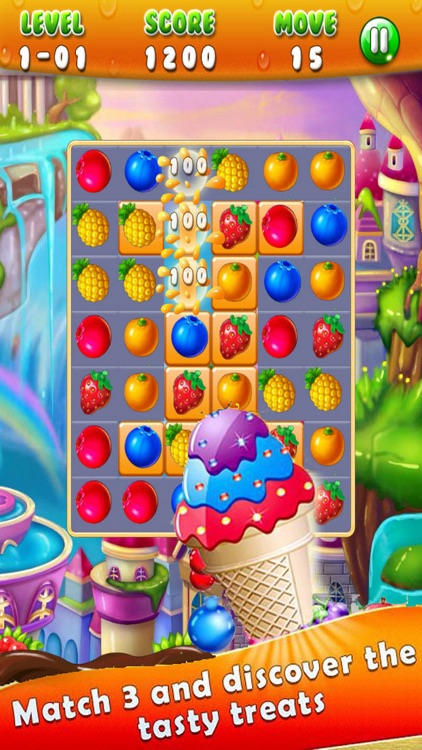 Fruit Match Mania: Happy Garden Match3