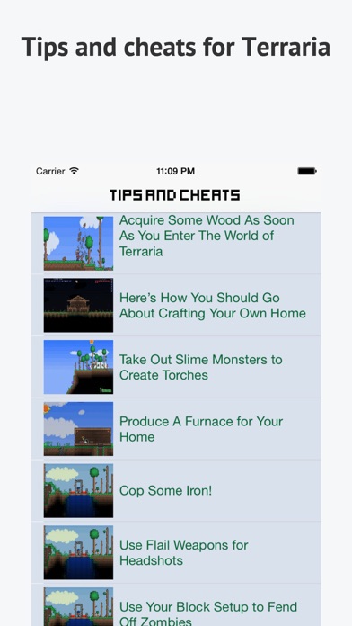 Screenshot #1 pour Ultimate Guide for Terraria Pro - Tips and cheats for Terraria