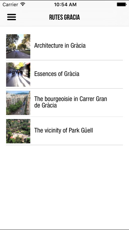 Routes Gràcia - Discover Barcelona by walking through itineraries with offline maps