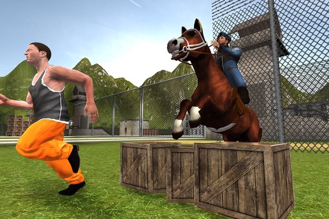 Prisoner Escape Police Horse - Chase & Clean The City of Crime From Robbers & Criminals screenshot 3