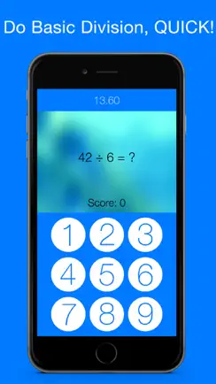 Division Game - Flashcards style math games for 2nd and 3rd grade kids iPhone image 1