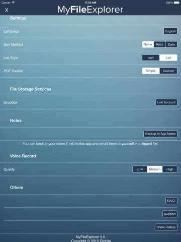 My File Explorer iPad screenshot 4 - Utilities app